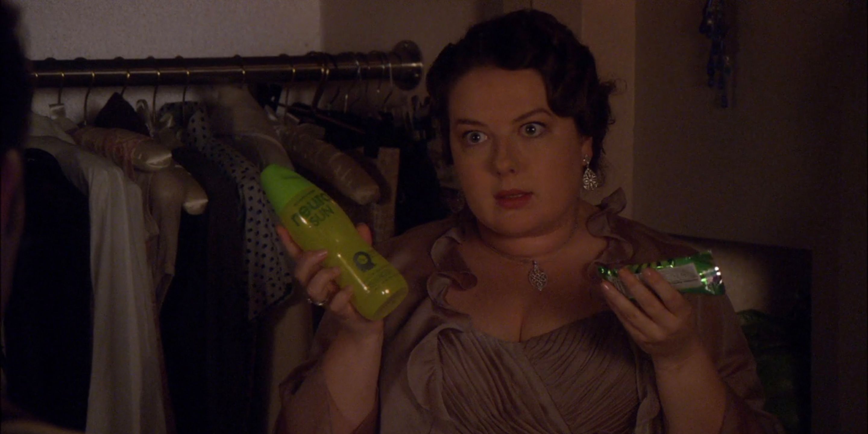 Dorota gets locked in the closet in Gossip Girl.