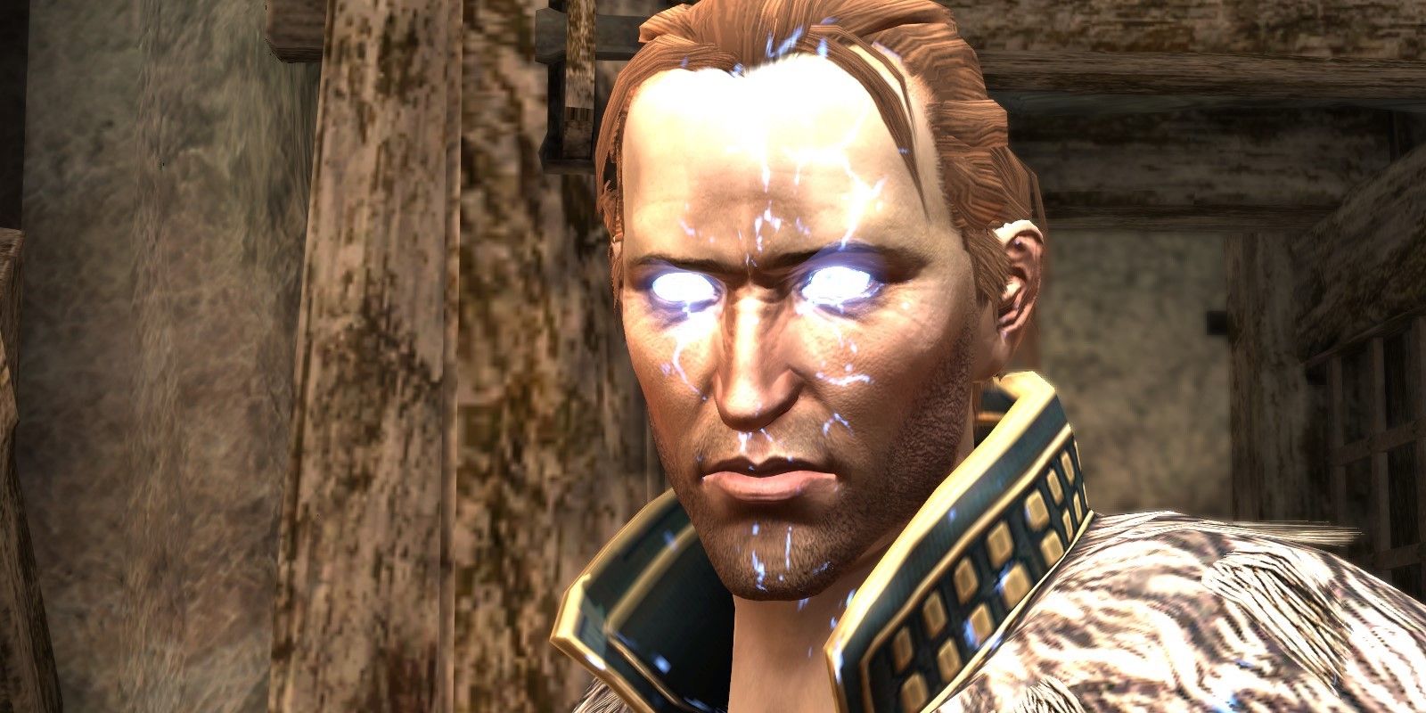 Anders fusing with Justice in Dragon Age 2
