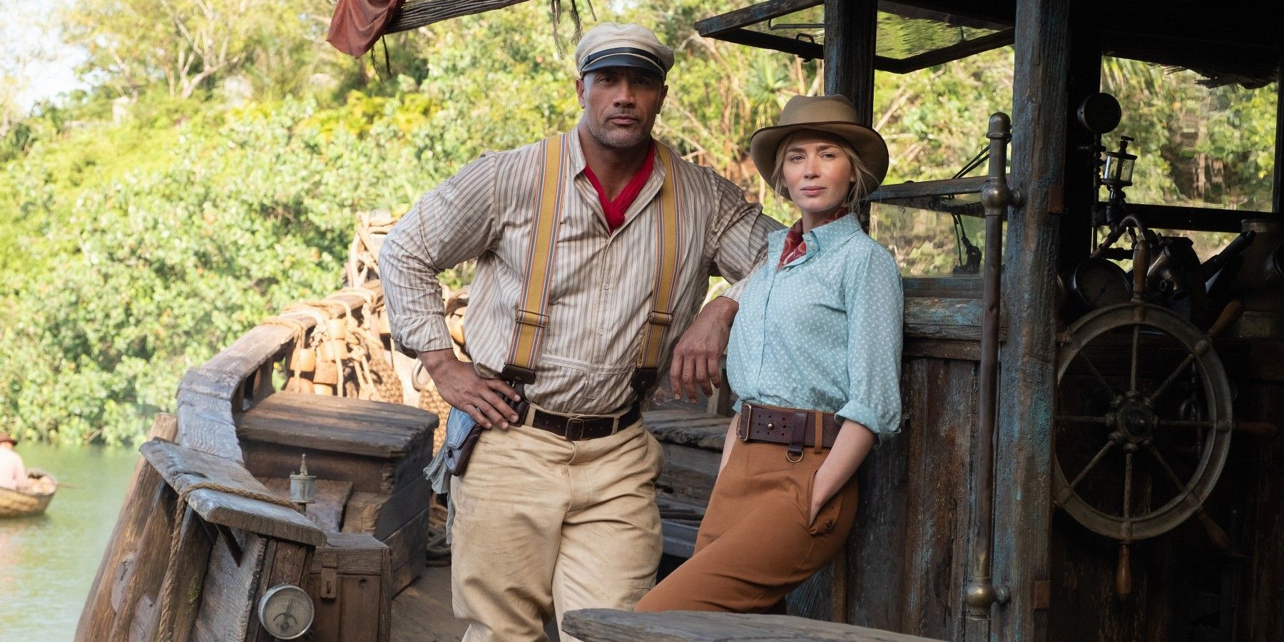 Dwayne Johnson and Emily Blunt in Jungle Cruise (1)