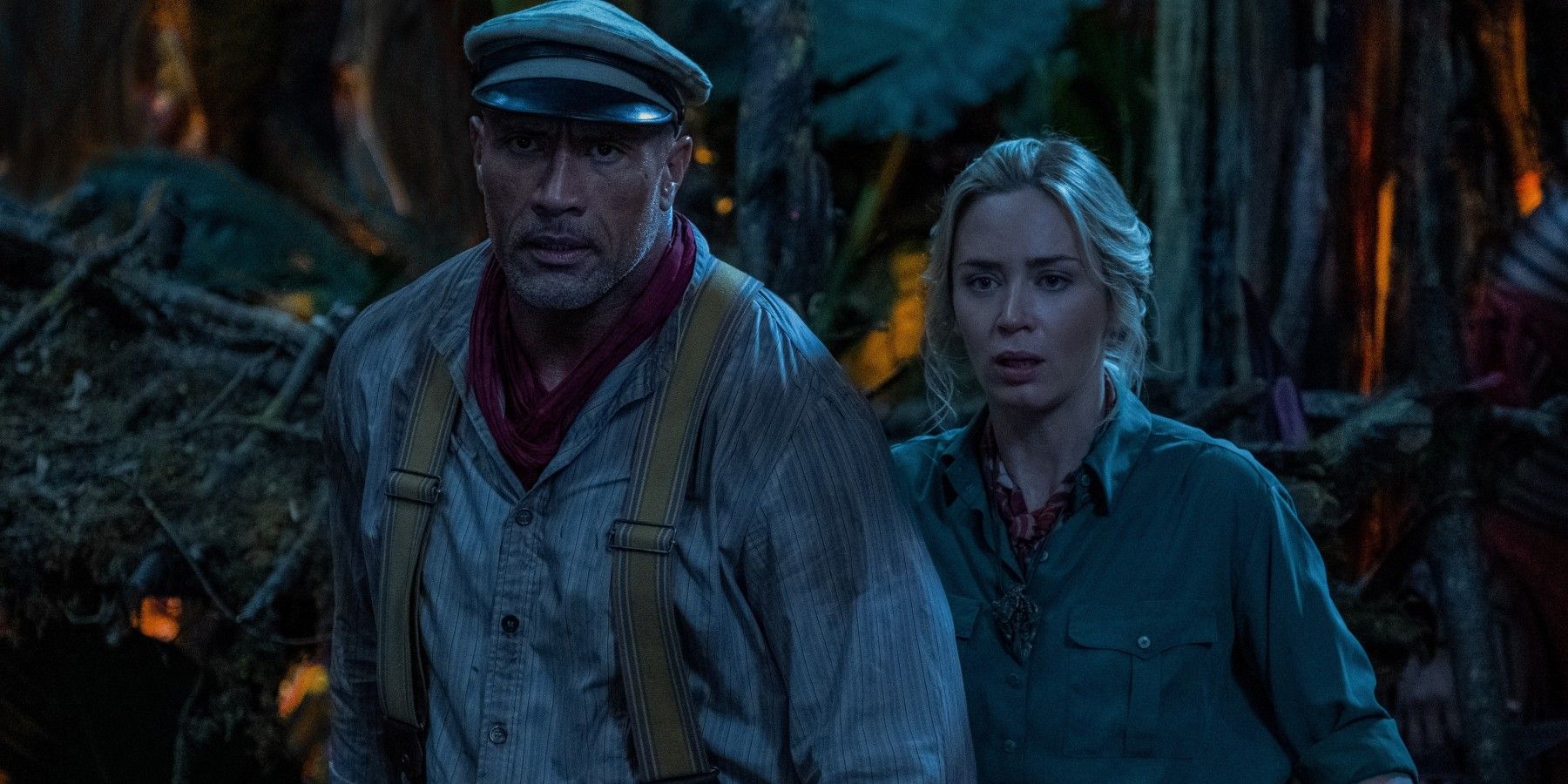 Dwayne Johnson and Emily Blunt in Jungle Cruise (2)