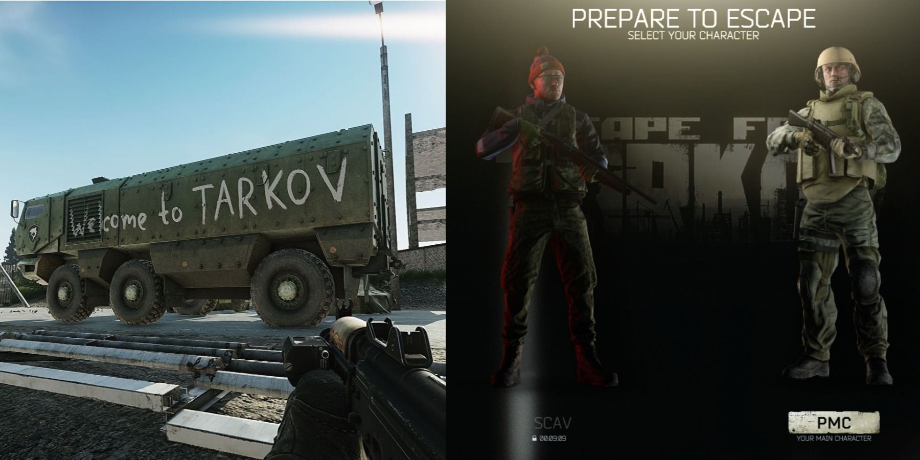 EFT Featured - Welcome To Tarkov &amp; Scav PMC Characters