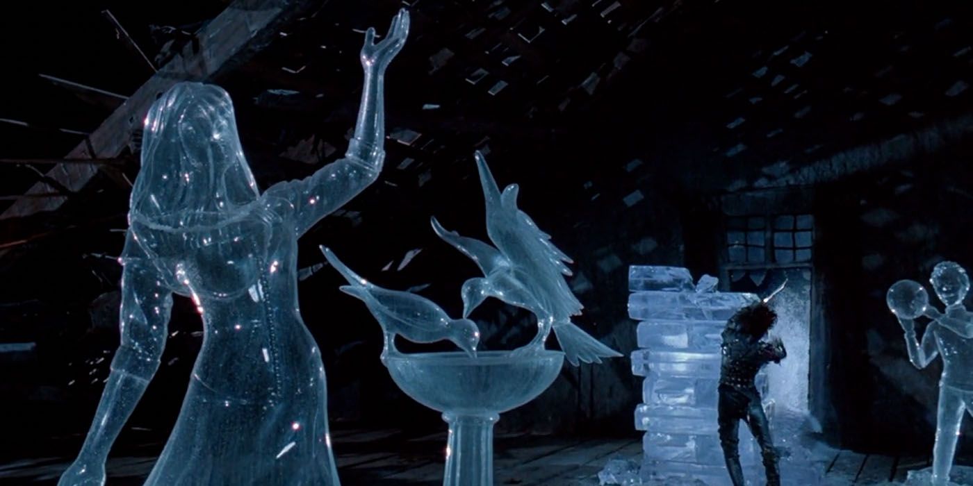 Edward Scissorhands Ice Sculptures