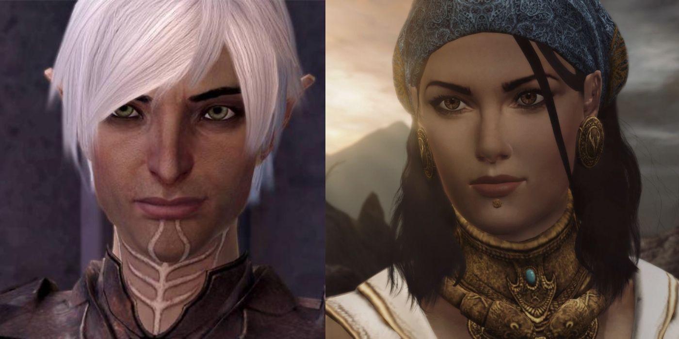 Fenris and Isabela from Dragon Age 2