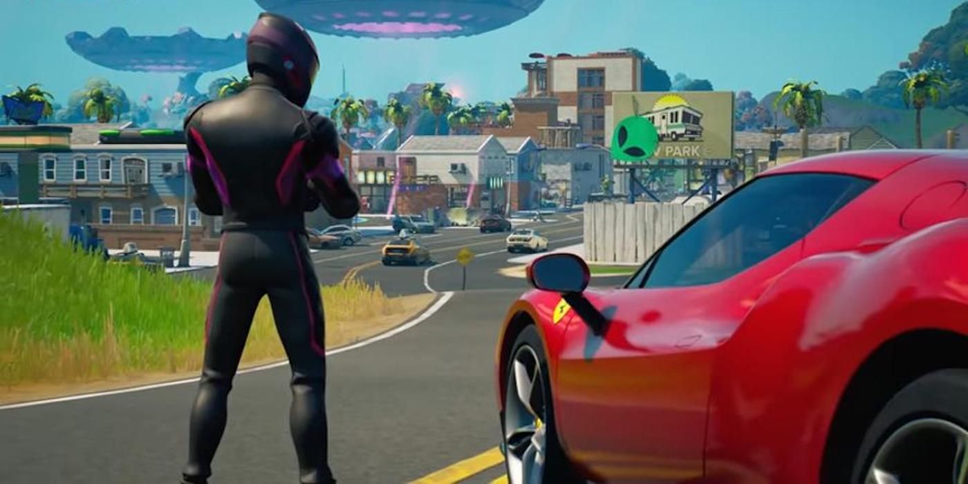 Ferrari is the first licensed car in Fortnite