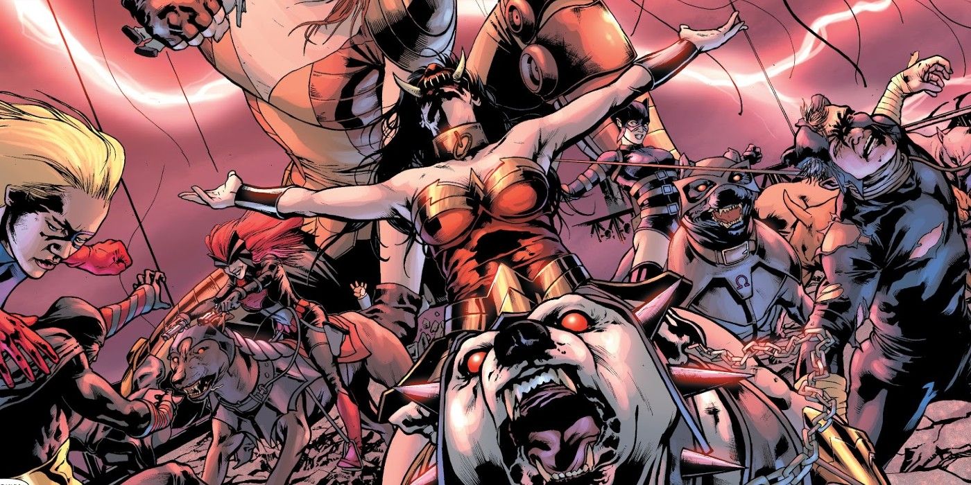 Final Crisis Wonder Woman enjoys the battle