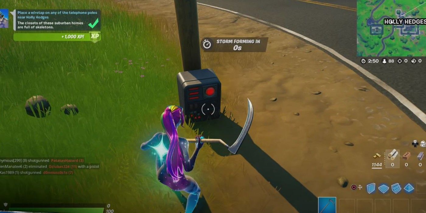 Where to Plant Wiretaps in Fortnite Season 7 (Legendary Quest)