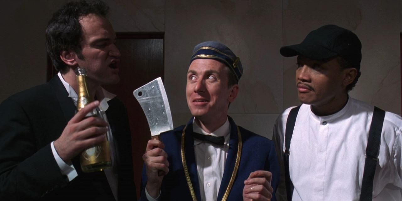 Quentin Tarantino in the movie Four Rooms.
