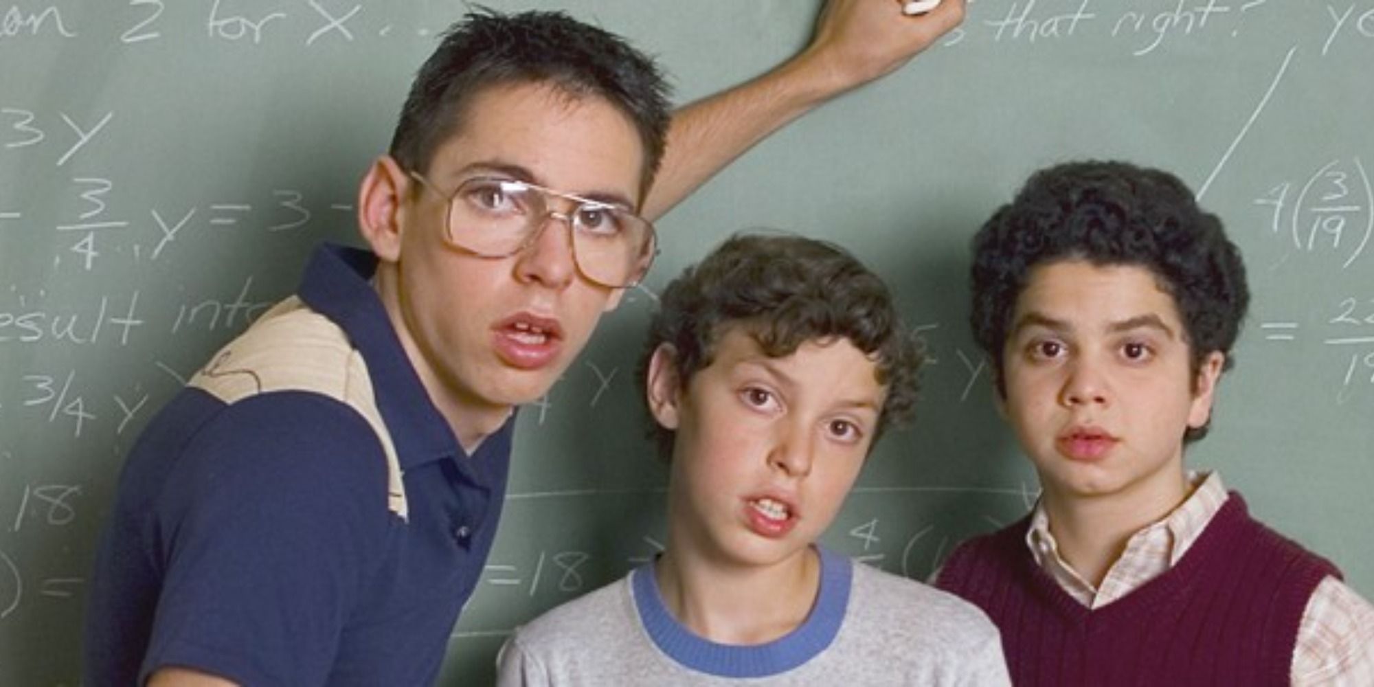 The Geeks posing for a shot in Freaks and Geeks