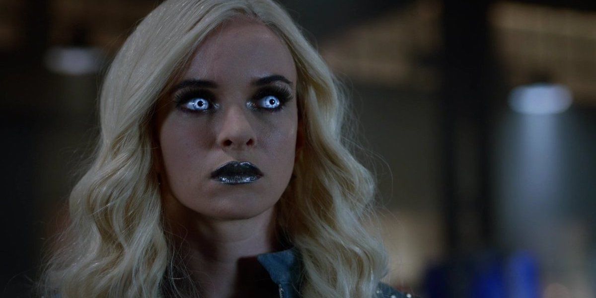 Caitlin transforming into Killer Frost on The Flash