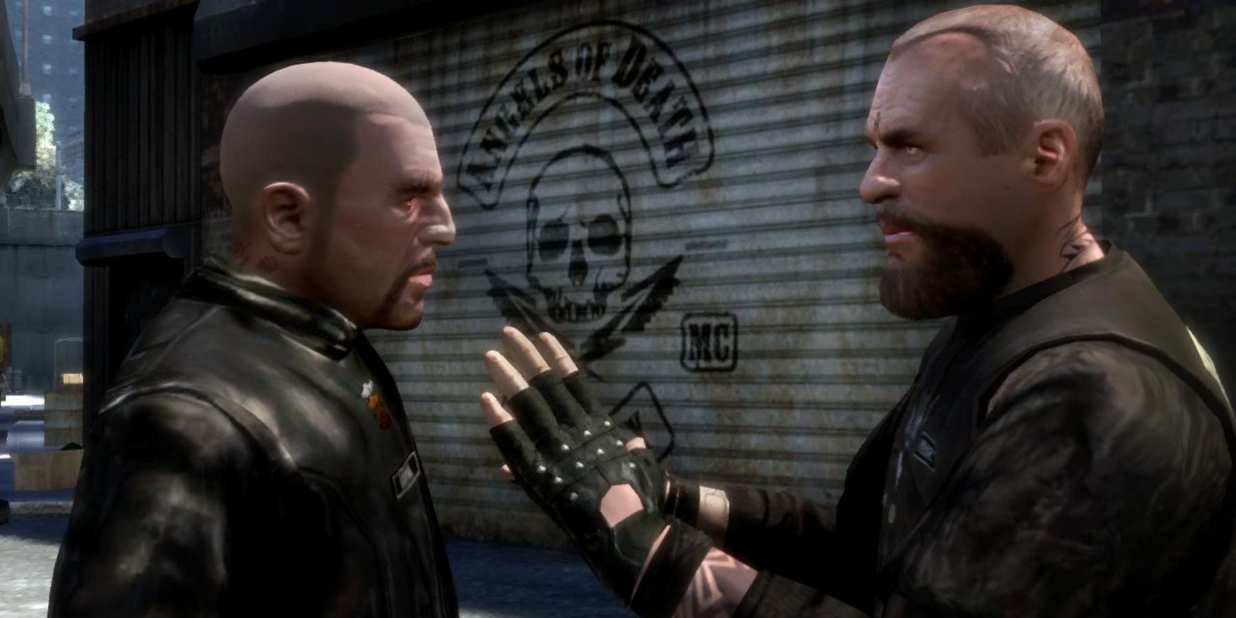 Captura de tela da expansão do GTA IV The Lost and Damned.