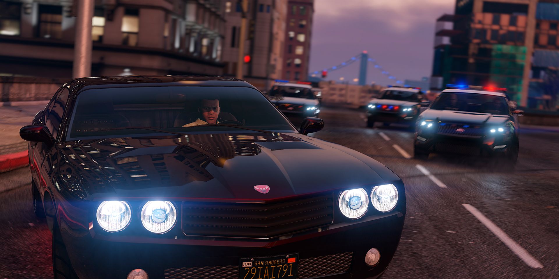 Grand Theft AUto 5 Police chase screenshot