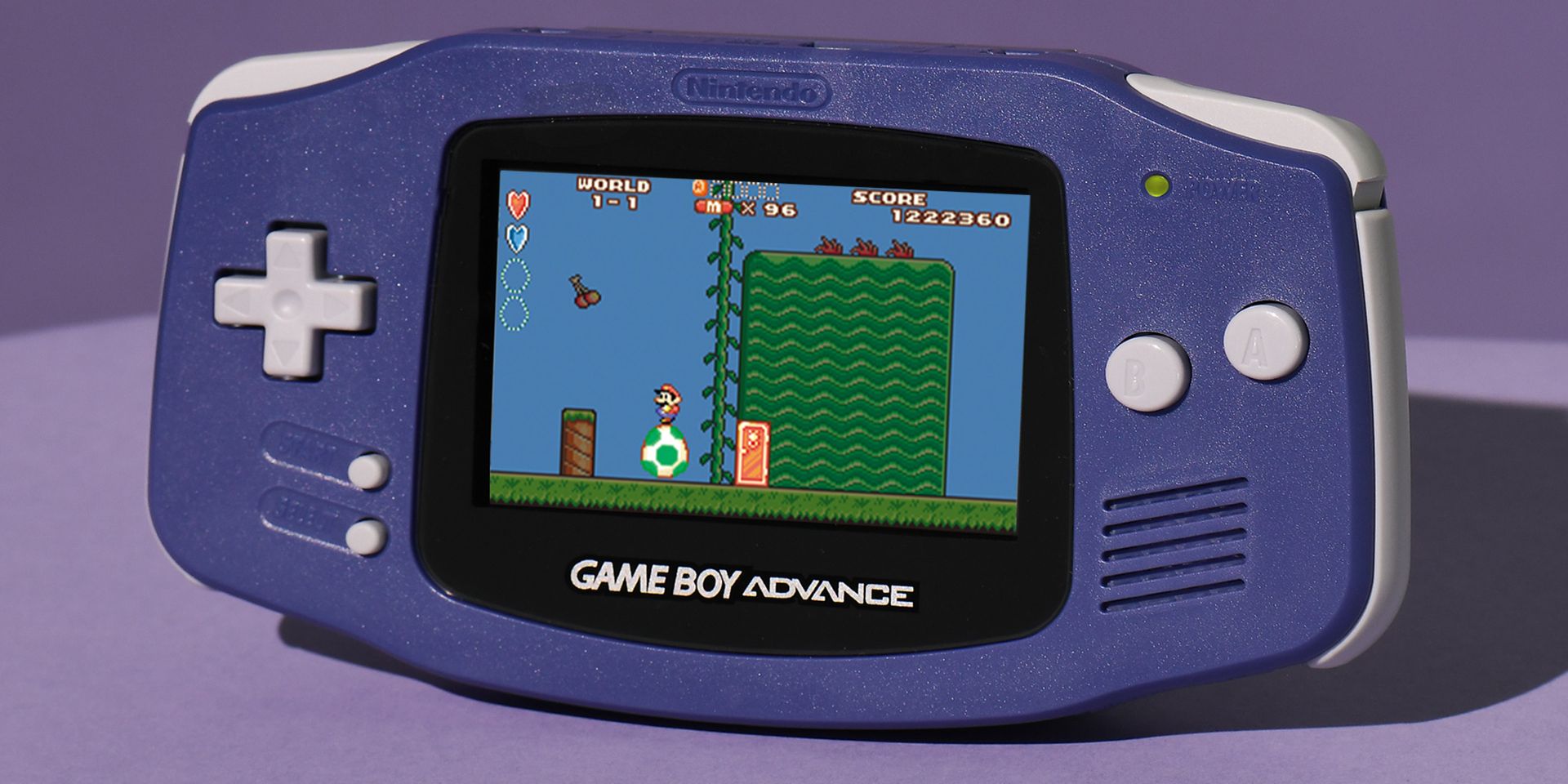 Nintendo's GameBoy Advance handheld console.