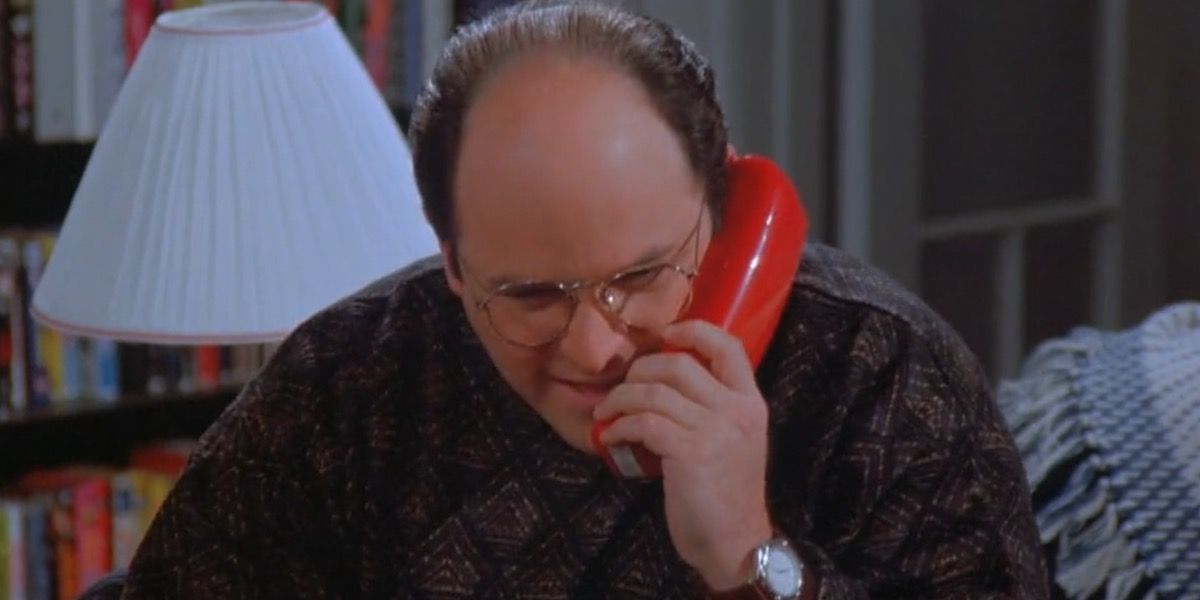 George Costanza talking on the phone Seinfeld