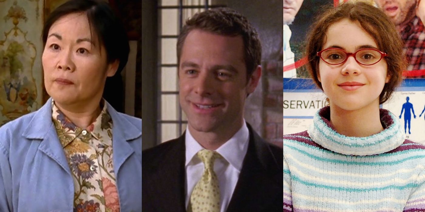 Split featured image of Mrs. Kim, Christopher, and April on Gilmore Girls