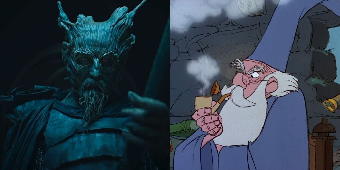Split image of fantasy films similar to The Green Knight.
