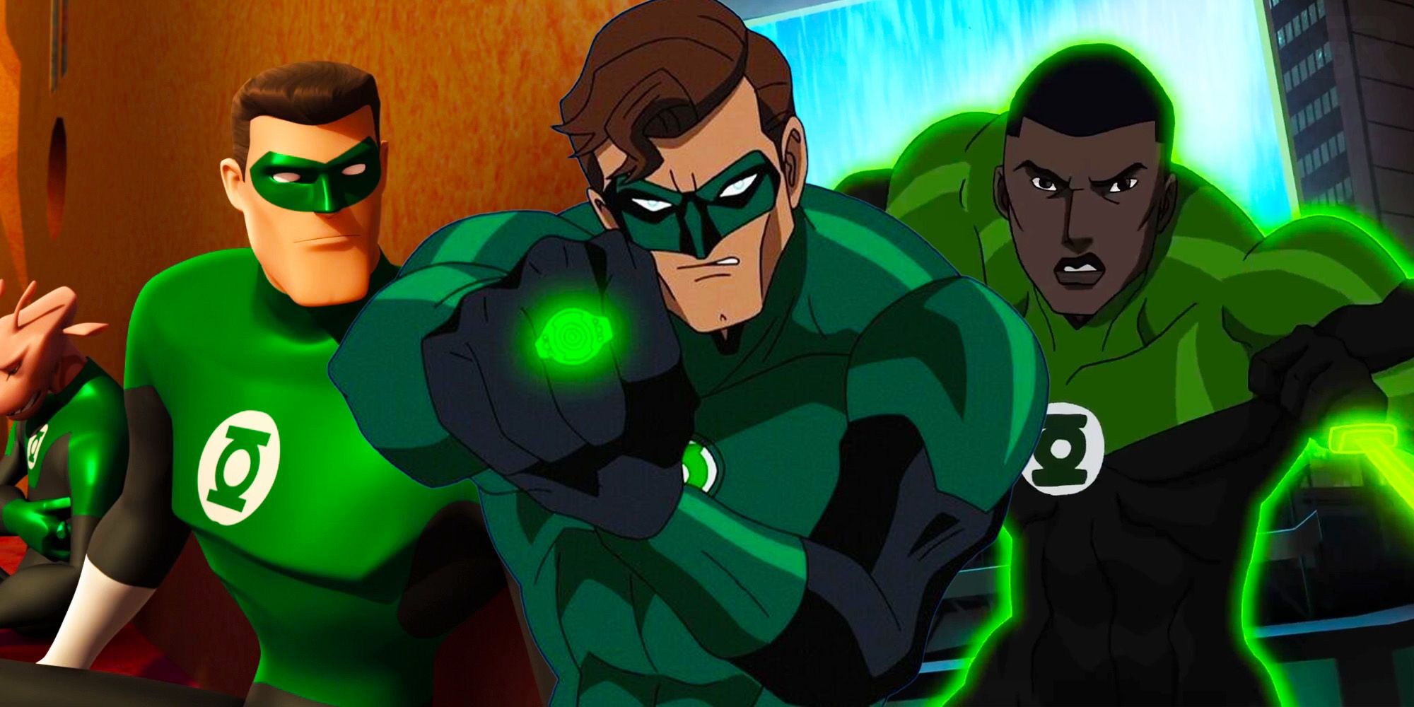 Every Animated Depiction Of Green Lanterns