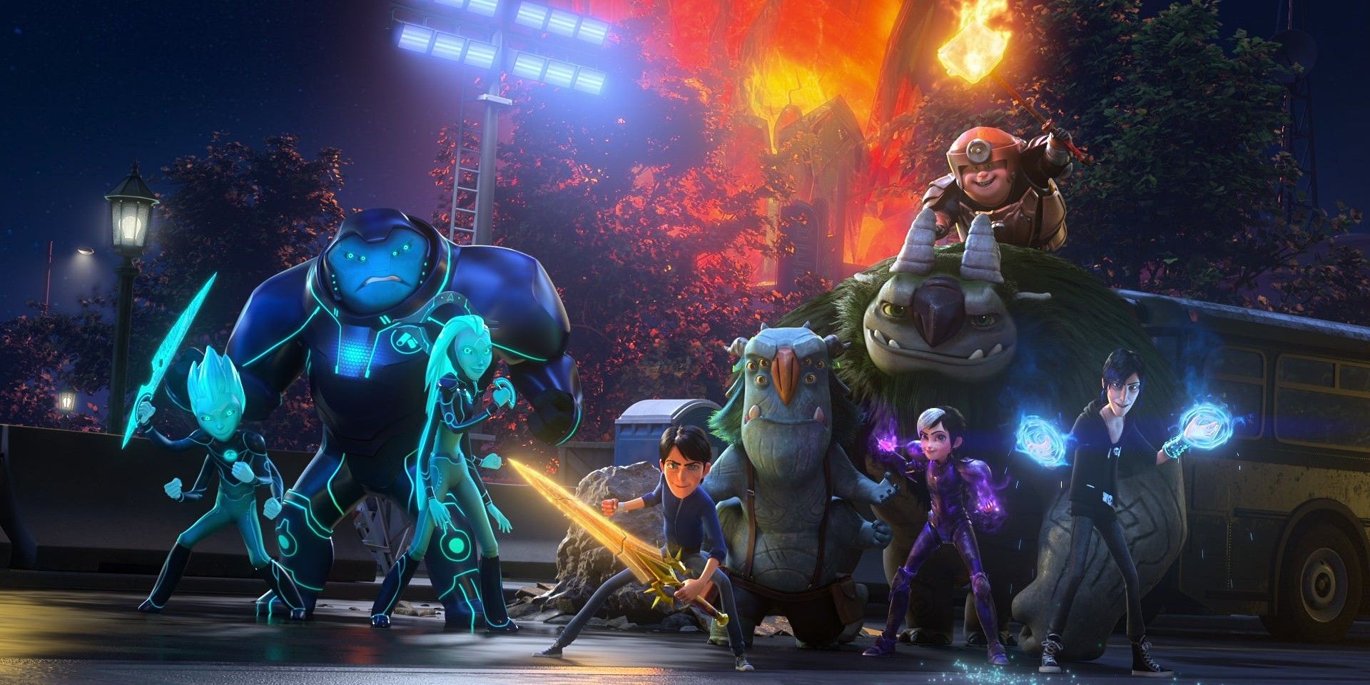 Guardians of Arcadia in Trollhunters Rise of the Titans