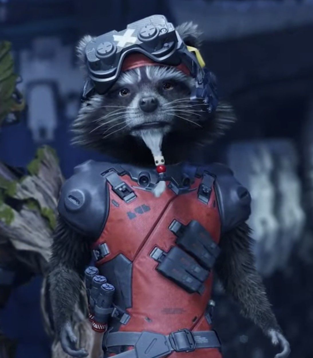 Guardians of the Galaxy game Rocket vertical