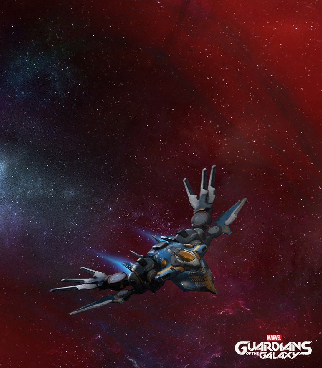 Guardians of the Galaxy game ship vertical