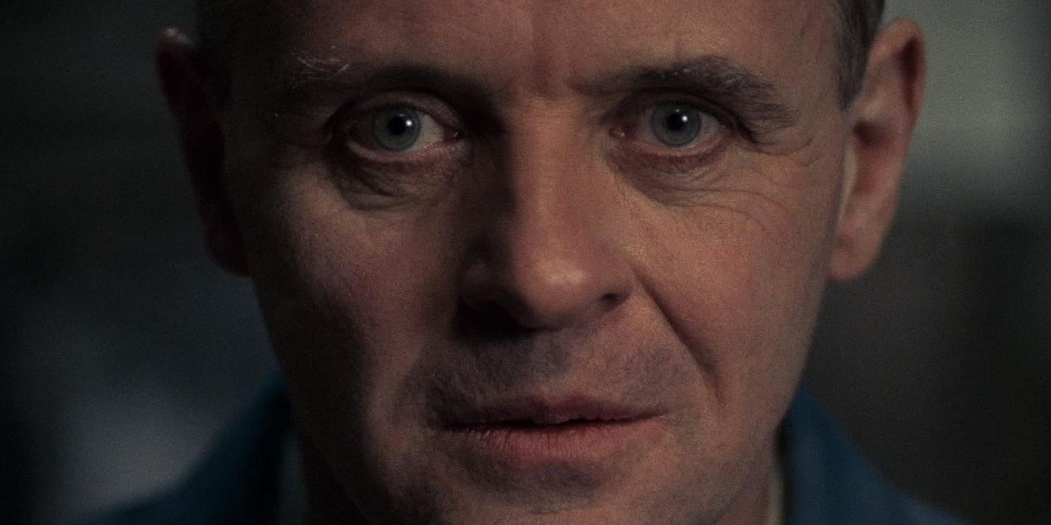 Hannibal Lecter staring into the camera