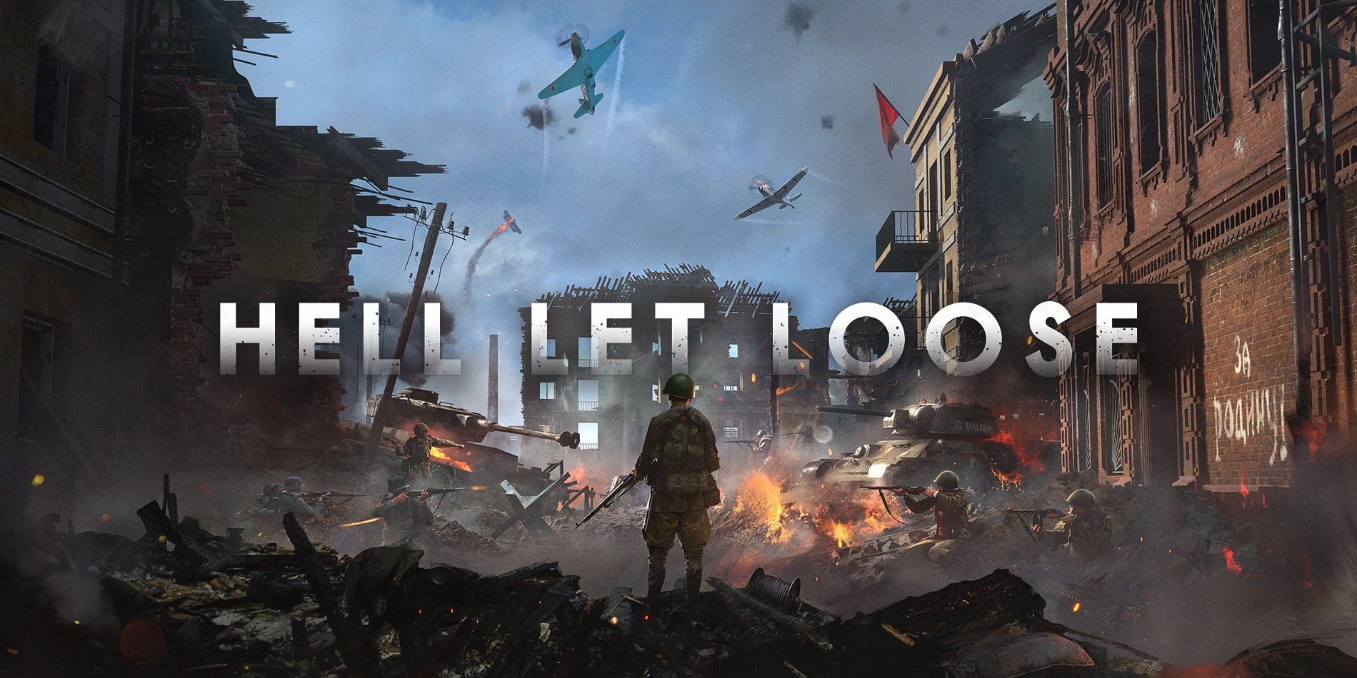 Hell Let Loose Title Image Title and Carentan Map