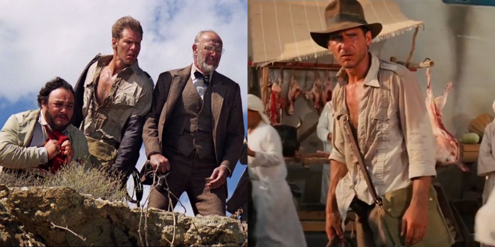 Indiana-Jones-Franchise-Cliff-Scene-Last-Crusade-Swordsman-Scene-Raider-of-the-Lost-Ark