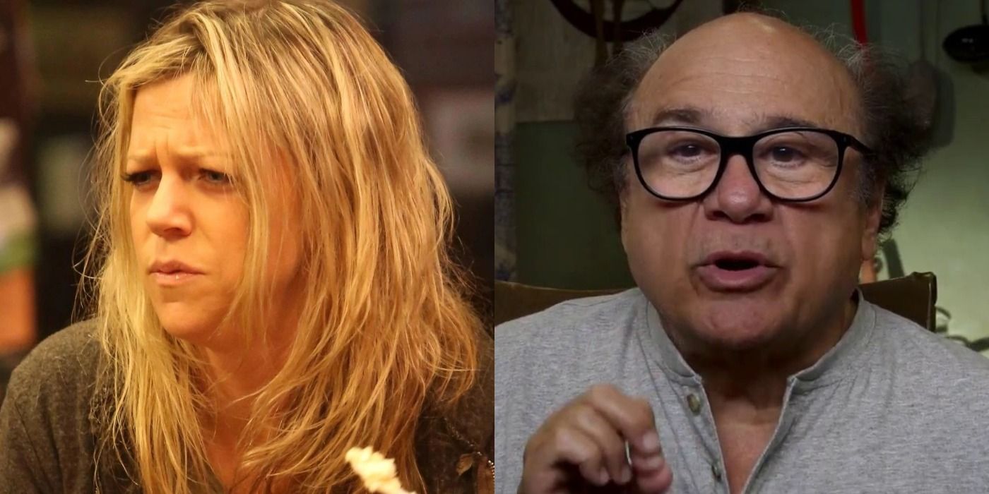 Split image of characters featured in the It's Always Sunny In Philadelphia series.