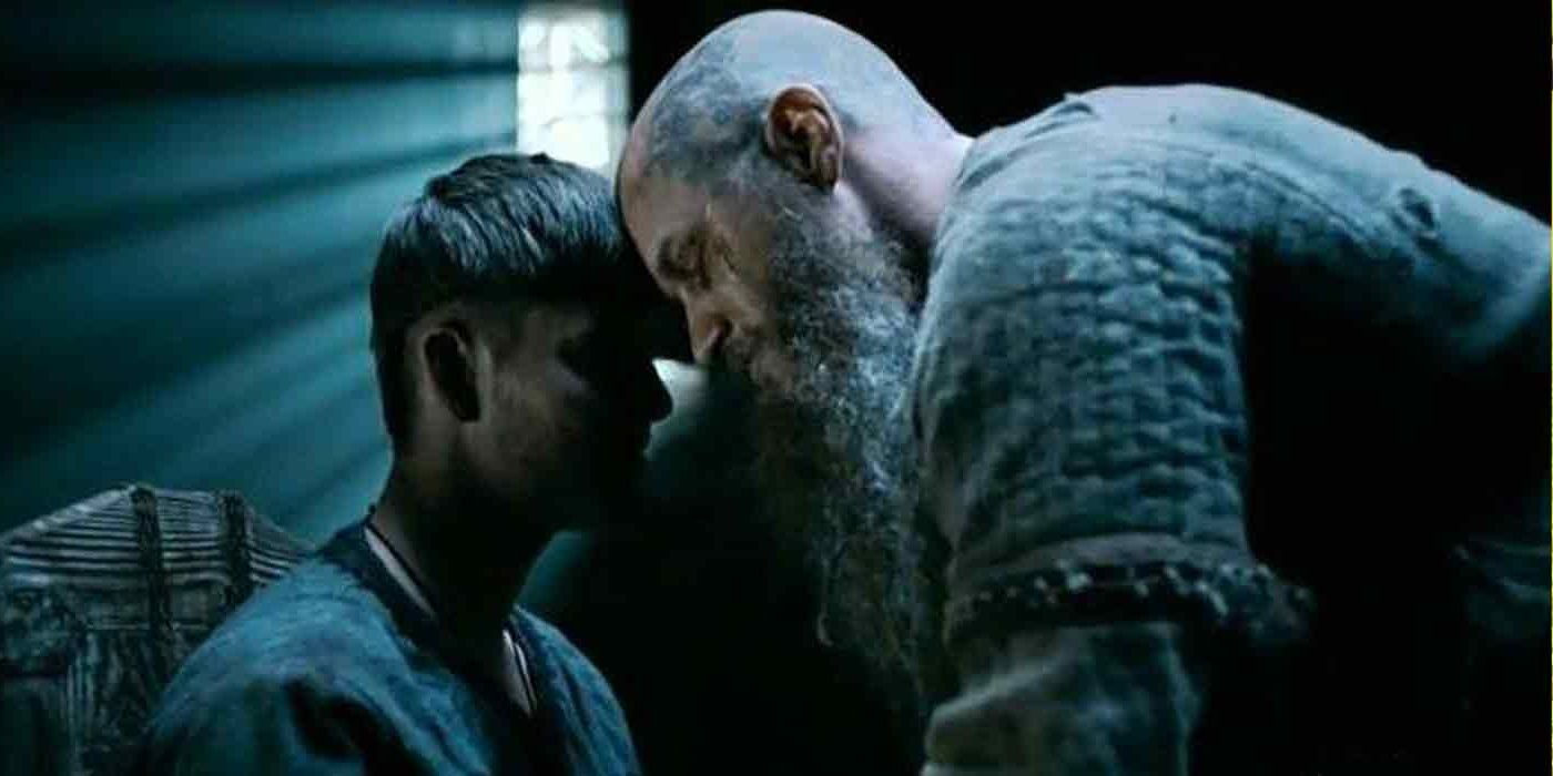 Ivar has a final conversation with Ragnar before his death in Vikings