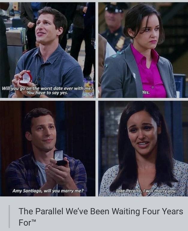 Brooklyn Nine Nine 10 Hilarious Peraltiago Memes Screenrant Brooklyn Nine Nine 10 Hilarious Peraltiago Memes Screenrant