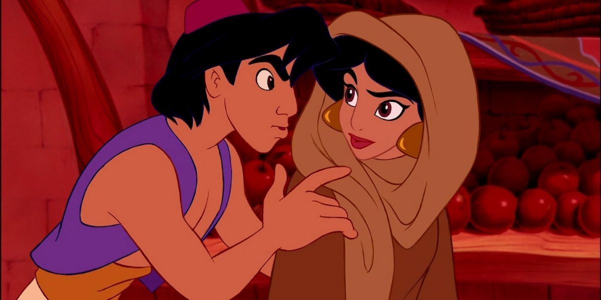 Jasmine in disguise & Aladdin