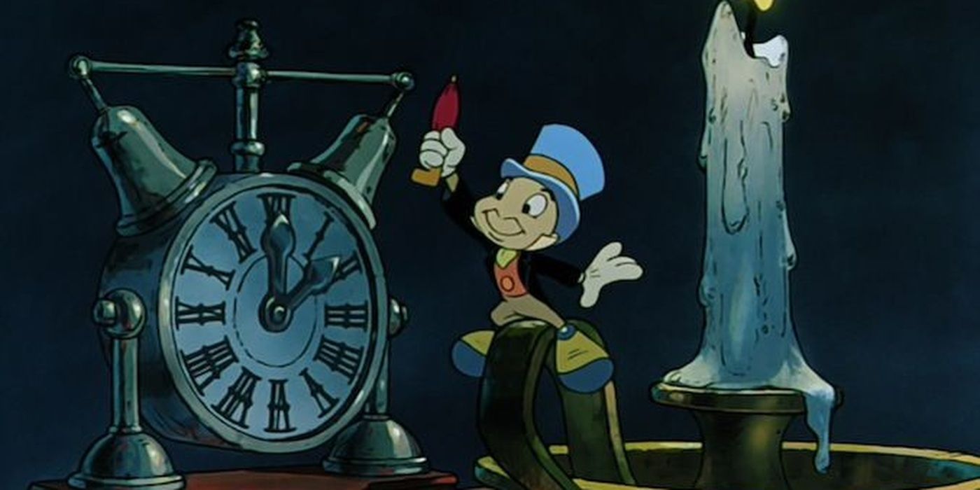 Jiminy Cricket as seein in Disney's Pinocchio.