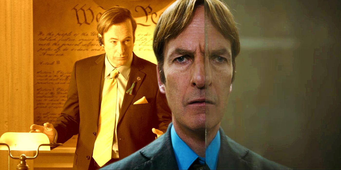 Jimmy McGill in Better Call Saul and Saul Goodman in Breaking Bad