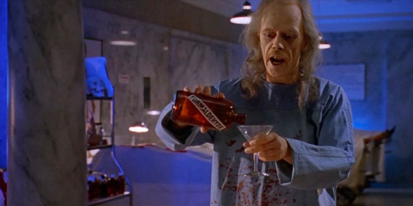 John Carpenter as a mad scientist in Body Bags.