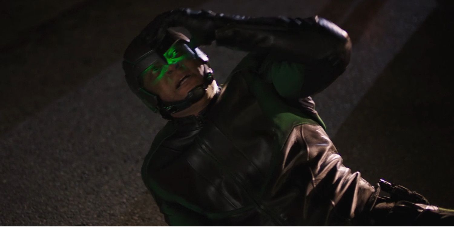 ohn Diggle Spartan Having Headache In The Flash POW Green Lantern Tease