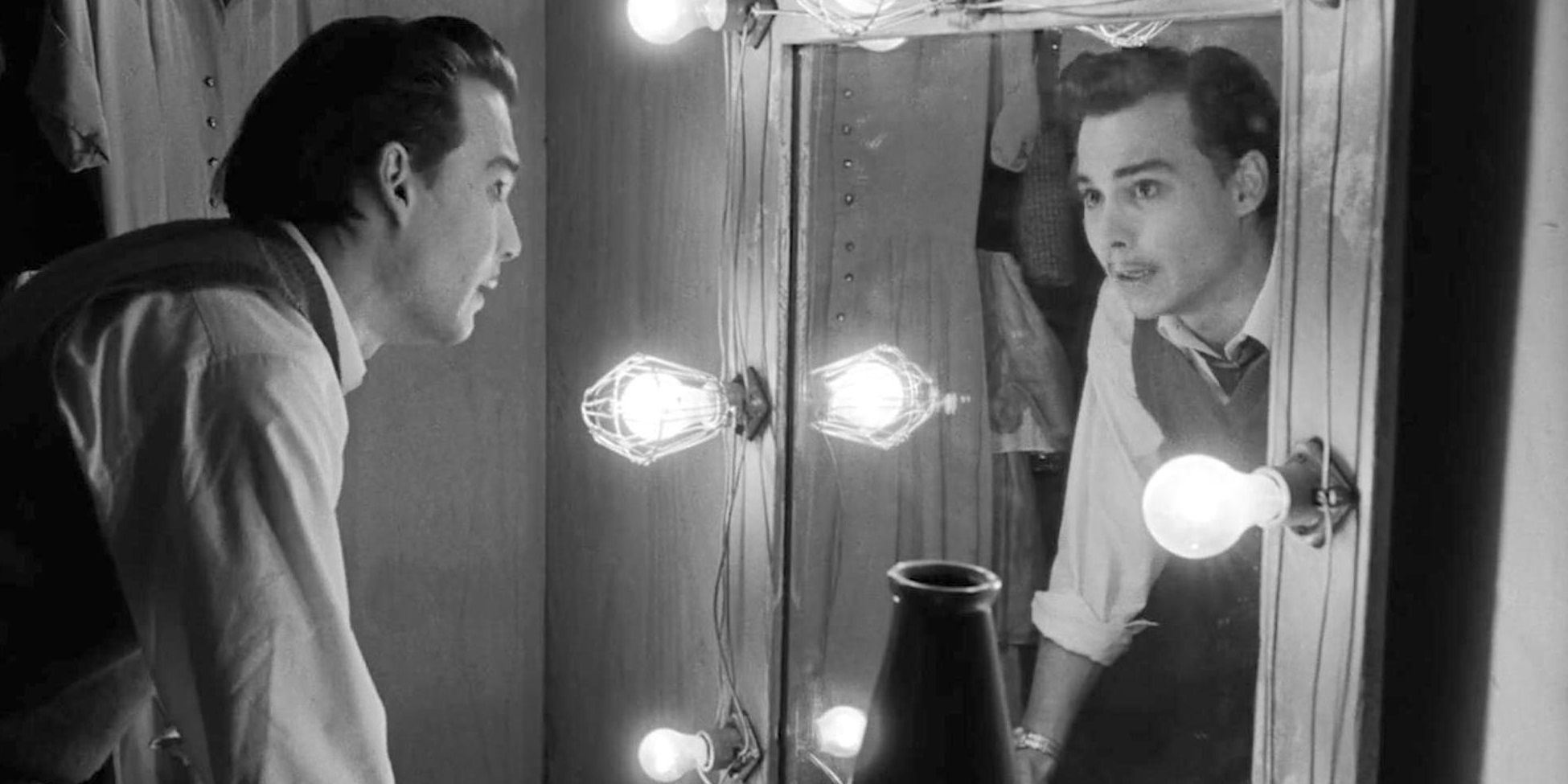 Johnny Depp as Ed Wood in a dressing room
