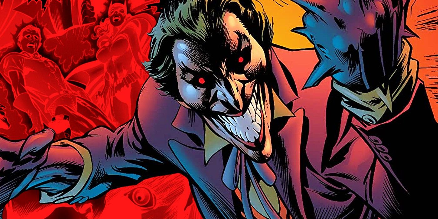 The Joker attacks in DC Comics.