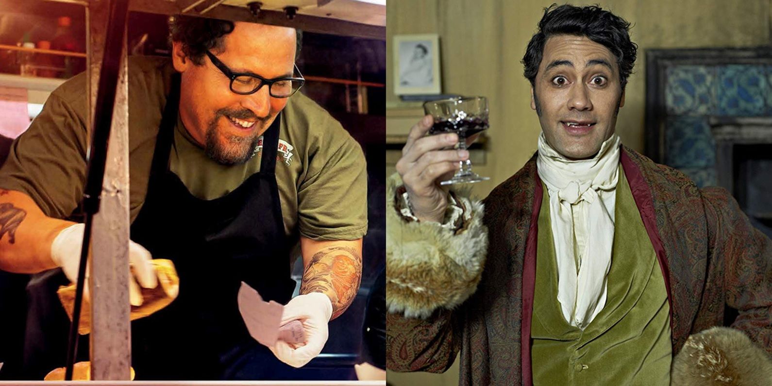 Jon Favreau in Chef and Taika Waititi in What We Do in the Shadows