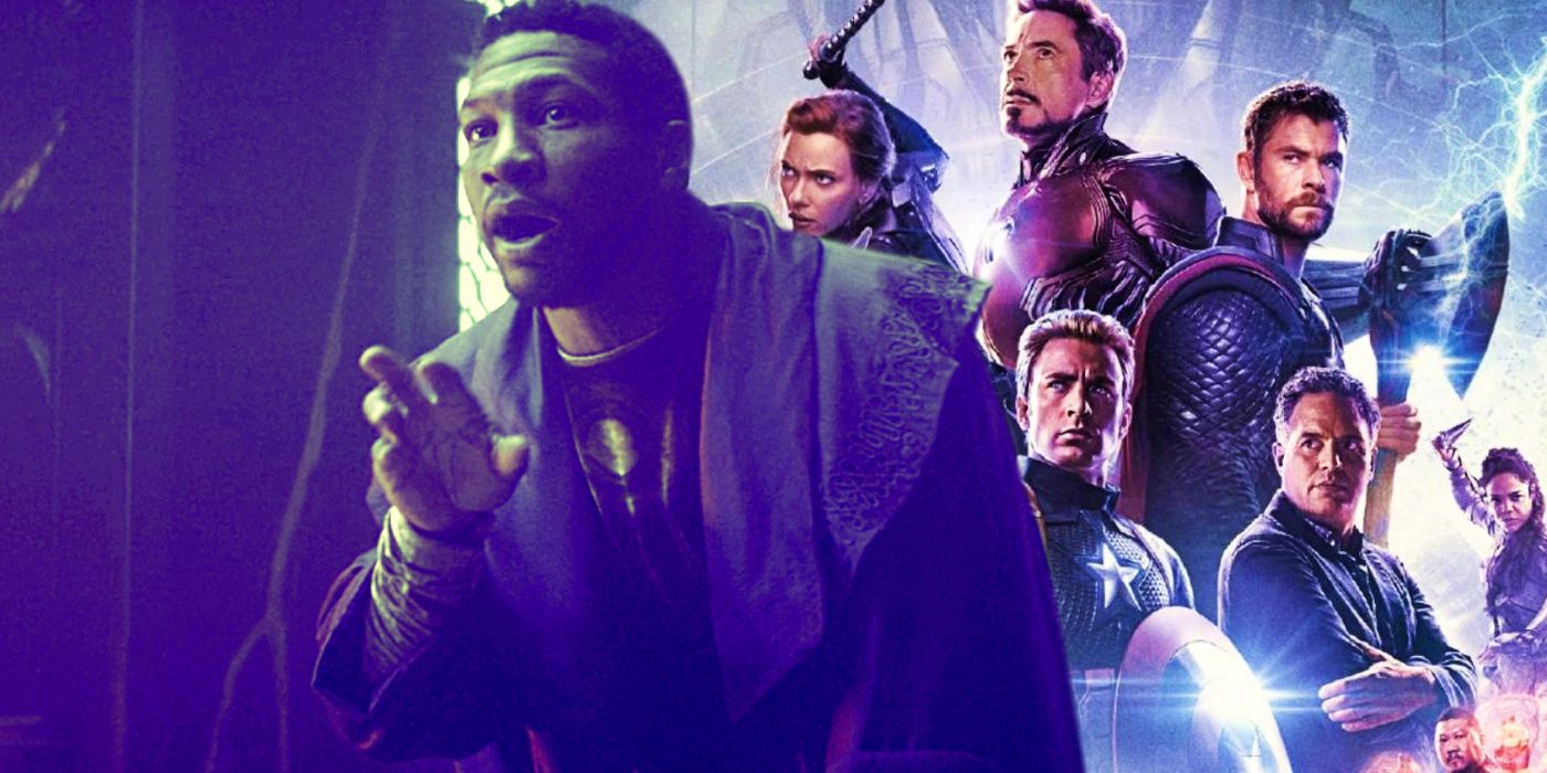 Jonathan Majors in Loki and Avengers poster