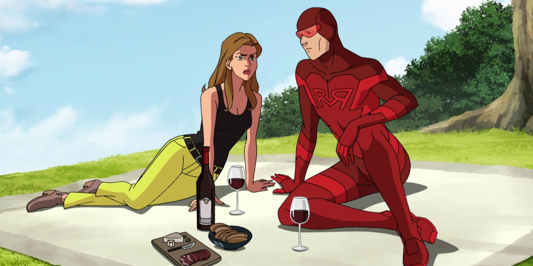 Red Rush Josef and his wife Olga have picnic in Invincible