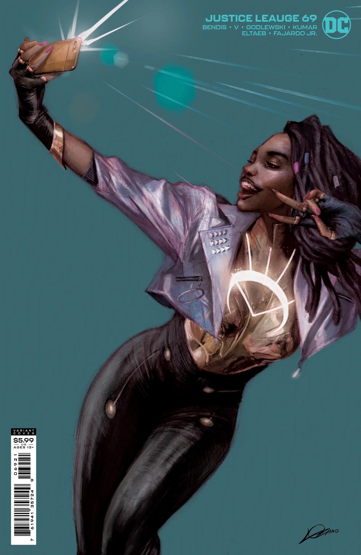 Justice League 69 comic cover