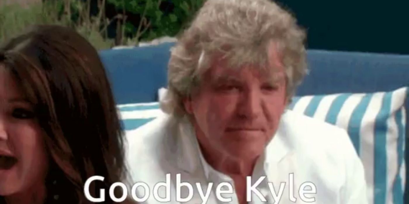 Ken Todd telling Kyle Goodbye on RHOBH