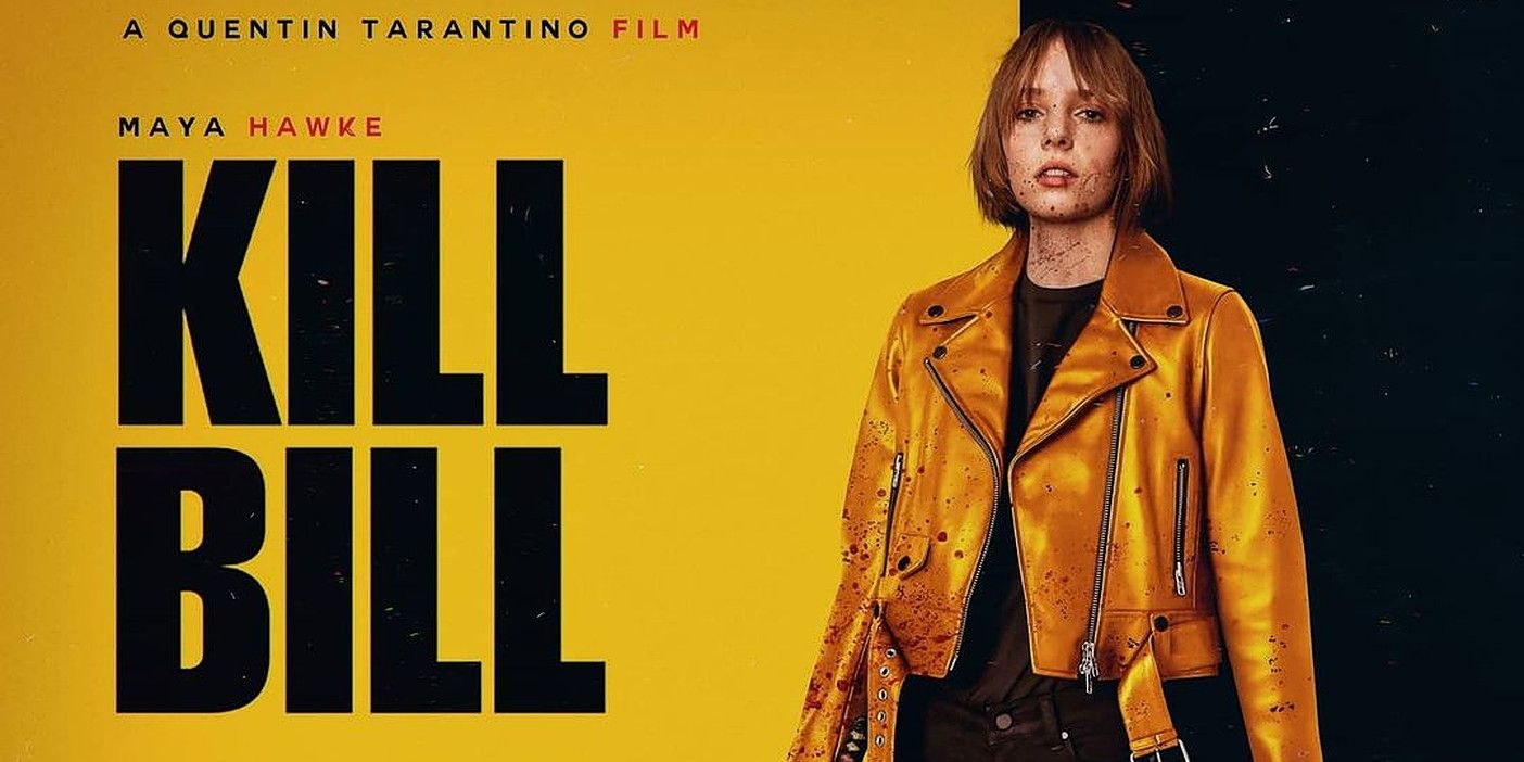 øve sig forene Trække på Kill Bill 3 Fan Poster Stars Uma Thurman's Daughter Maya Hawke