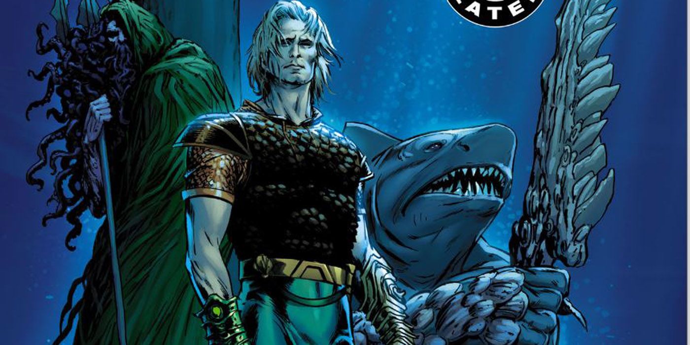 King Shark with Aquaman.