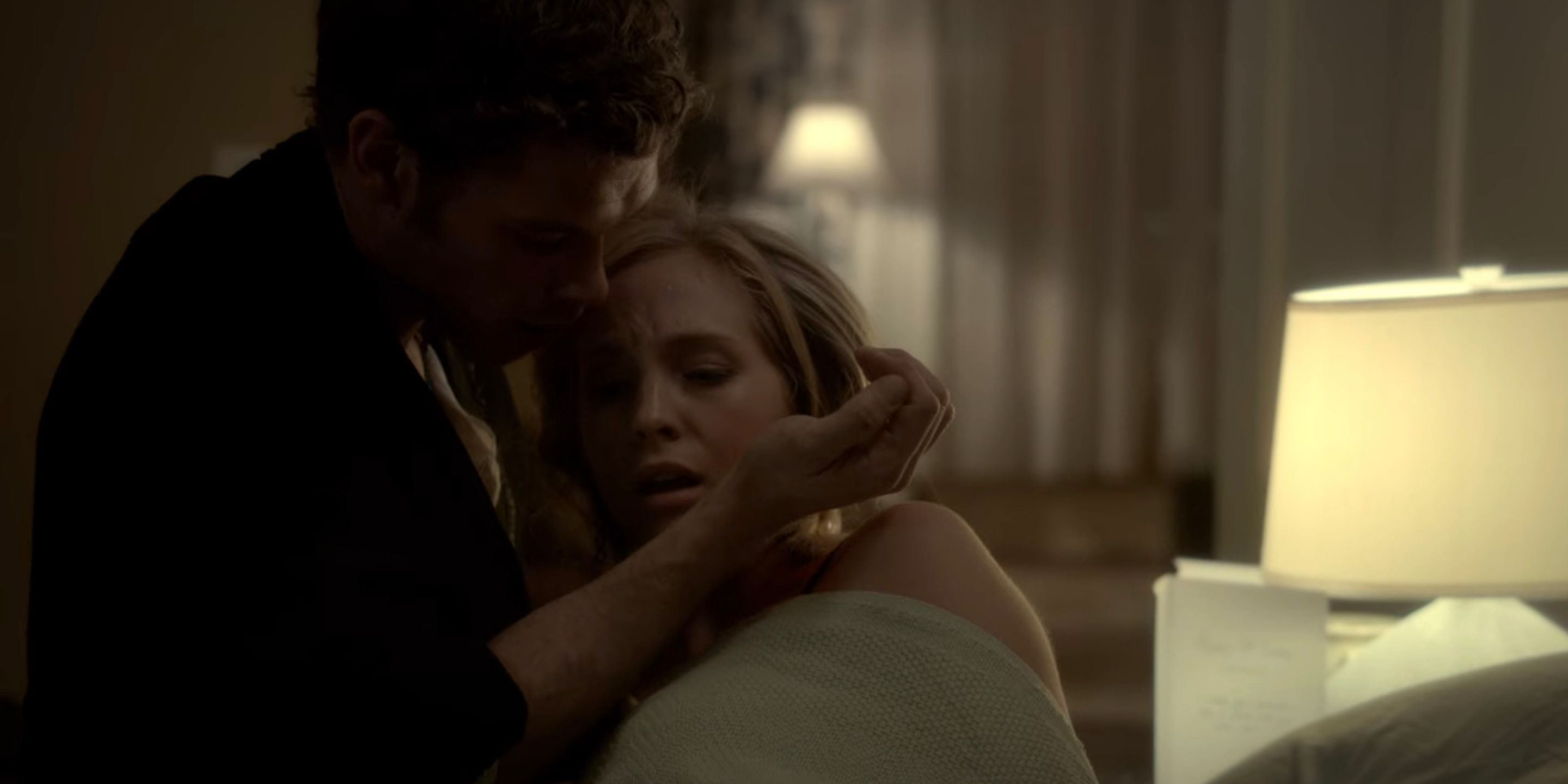 Klaus heals Caroline in The Vampire Diaries.