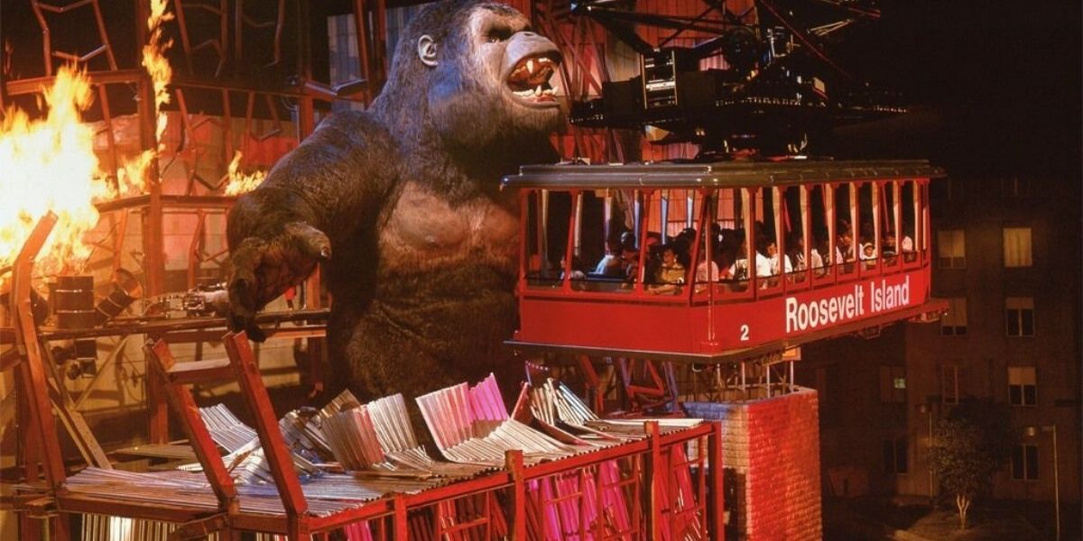 The Kongfrontation ride at Universal Studios