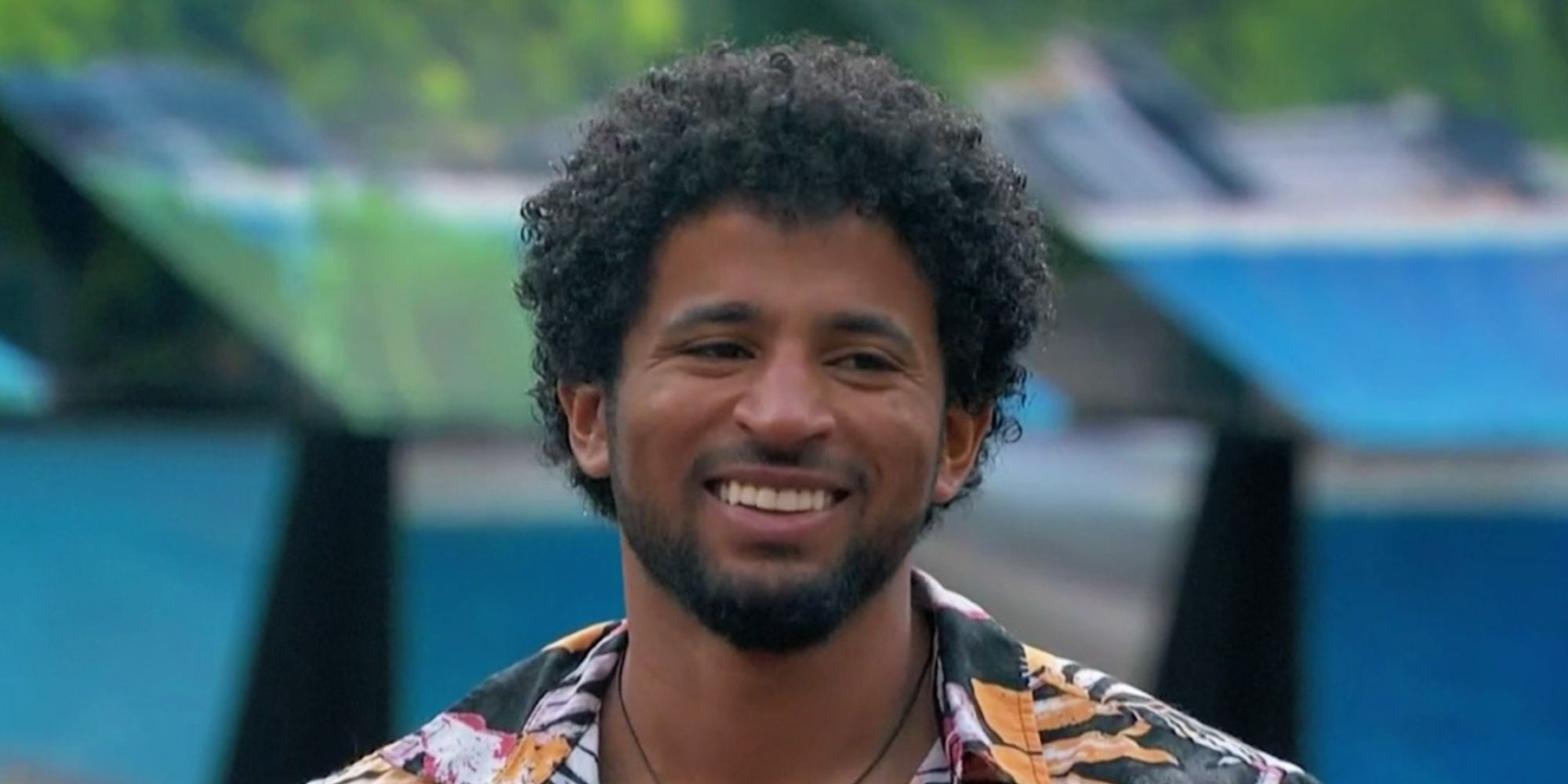 Kyland Young in Big Brother 23's backyard