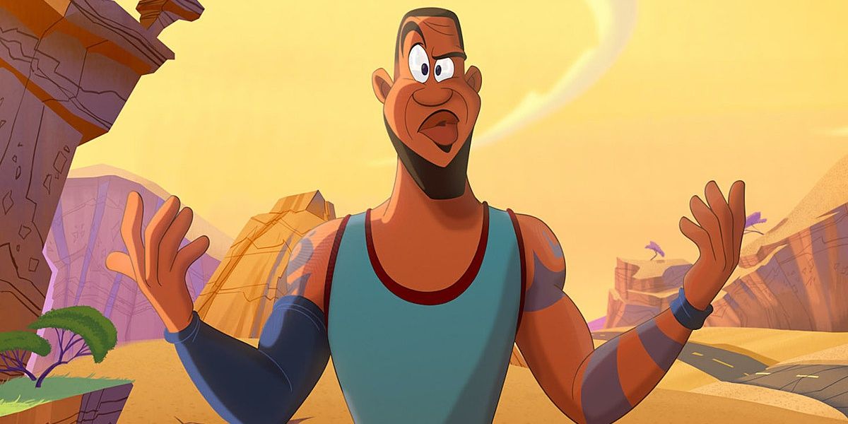 LeBron James Animated in Space Jam 2