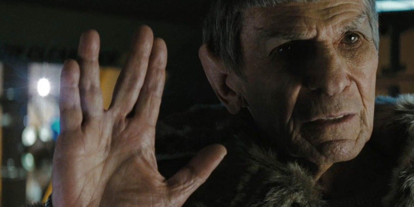Leonard Nimoy as Spock in Star Trek 2009