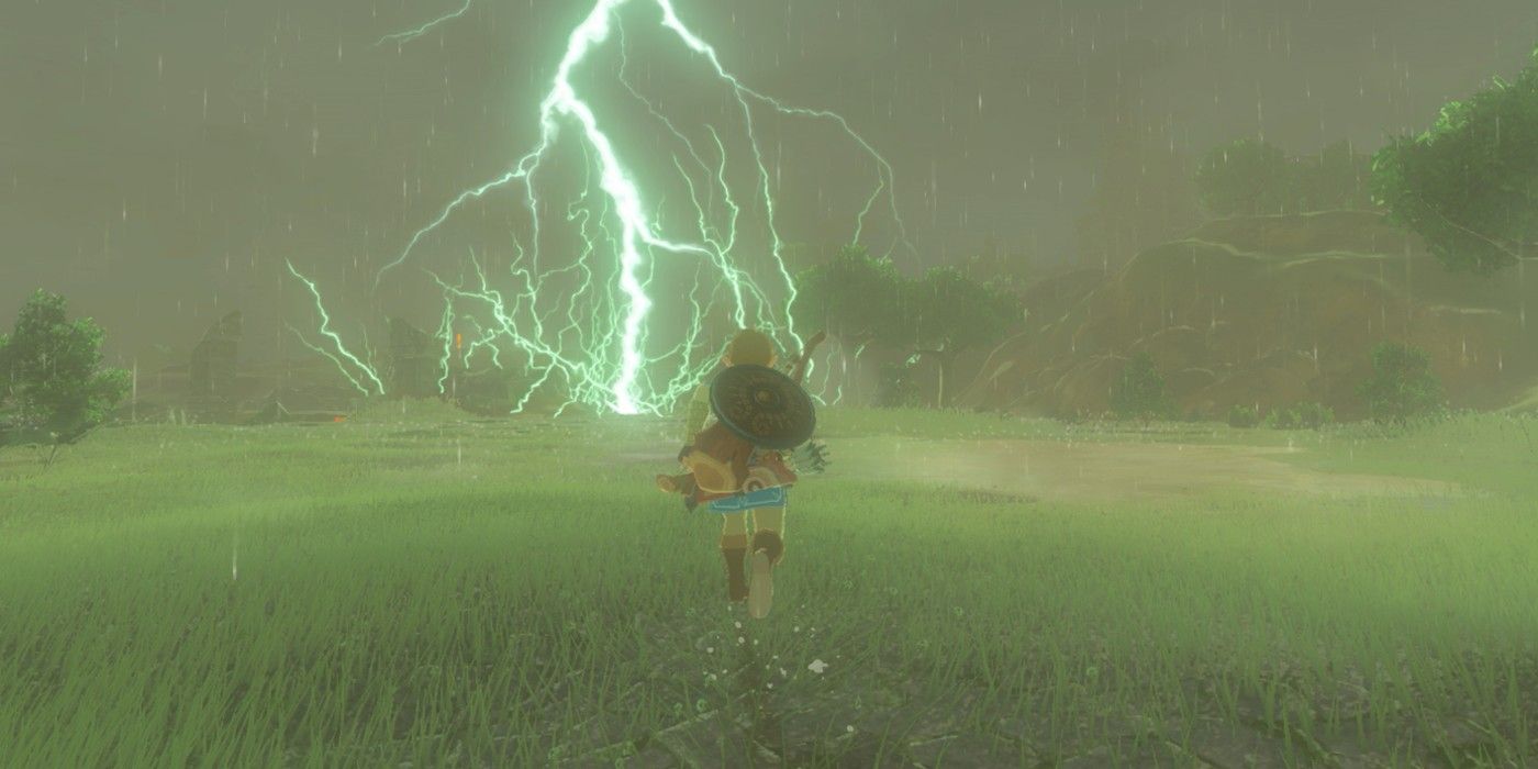 Lightning in The Legend of Zelda Breath of the Wild