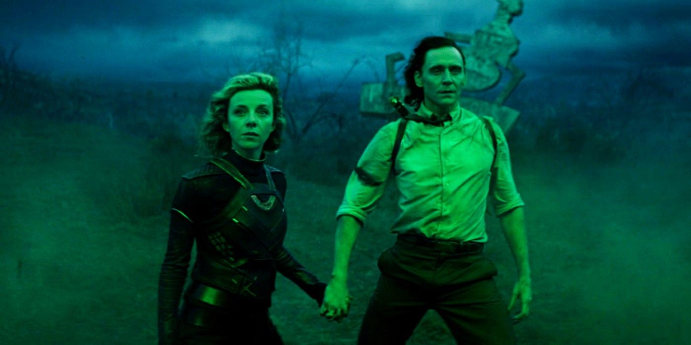 Loki Episódio 5 Loki e Sylvie de mãos dadas
